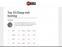 top10cheapwebhosting.com Thumbnail