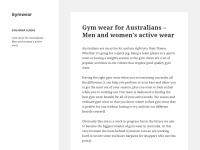 gymwear.com.au Thumbnail