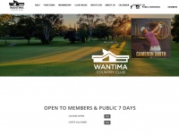wantimacountryclub.com.au Thumbnail