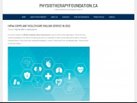 physiotherapyfoundation.ca Thumbnail