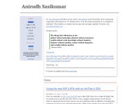 Anirudhsasikumar.net