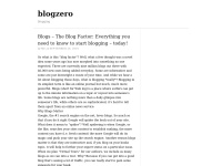 Blogzero.net