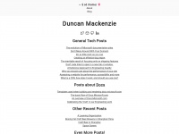 Duncanmackenzie.net