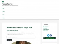 Jorjafox.net