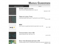 Mariusgundersen.net