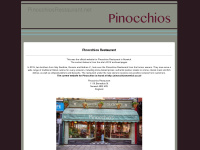 pinocchiosrestaurant.net