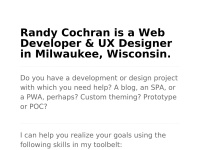 Randycochran.net