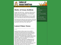 Rulesoftexasholdem.net