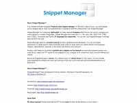 snippetmanager.net