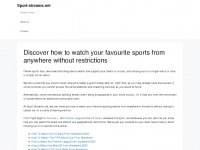 sport-streams.net Thumbnail
