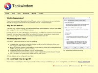 taekwindow.net Thumbnail