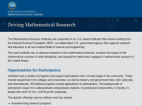mathinstitutes.org Thumbnail