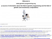 genetic-programming.org Thumbnail