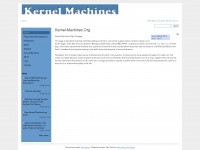 kernel-machines.org Thumbnail