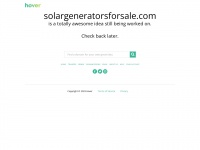 Solargeneratorsforsale.com