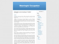 Meaningfuloccupation.wordpress.com
