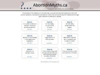 abortionmyths.ca Thumbnail