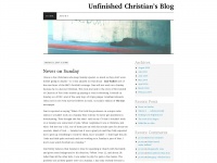 unfinishedchristian.wordpress.com Thumbnail