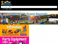 3monkeysinflatables.com Thumbnail