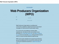 webproducers.org Thumbnail