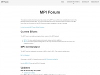 Mpi-forum.org
