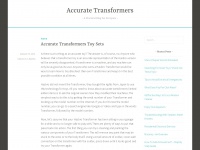 Accuratetransformers.com