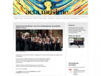 actamusicae.com Thumbnail