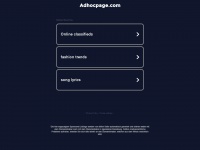 Adhocpage.com