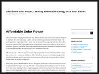 Affordablesolarpower.org