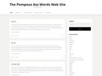 Pompousasswords.com