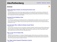 alexrothenberg.com Thumbnail