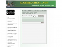 algebra-cheat.com Thumbnail