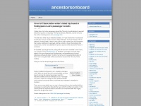 ancestorsonboard.wordpress.com Thumbnail