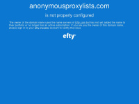 anonymousproxylists.com Thumbnail