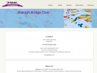 raleighbridgeclub.org Thumbnail