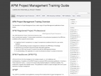 Apmprojectmanagementtraining.com