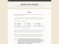 apothecariesweights.com