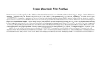greenmountainfilmfestival.org
