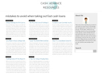 cashadvanceresources.com Thumbnail