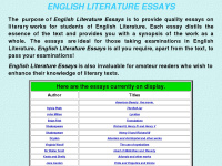 English-literature-essays.com