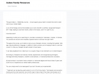 autismfamilyresources.org Thumbnail