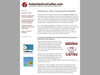 autocheckvscarfax.com Thumbnail