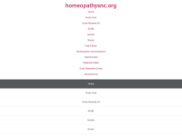homeopathysnc.org Thumbnail