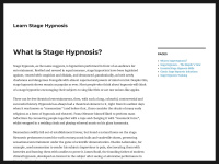 learnstagehypnosis.com Thumbnail