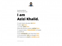 Azizikhalid.com
