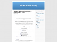 Back2balance.wordpress.com