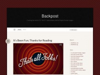 backpost.wordpress.com Thumbnail
