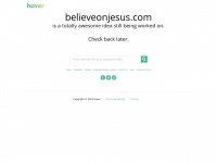 Believeonjesus.com