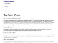 Bestpowerwheels.com