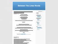 Betweenthelineswords.wordpress.com